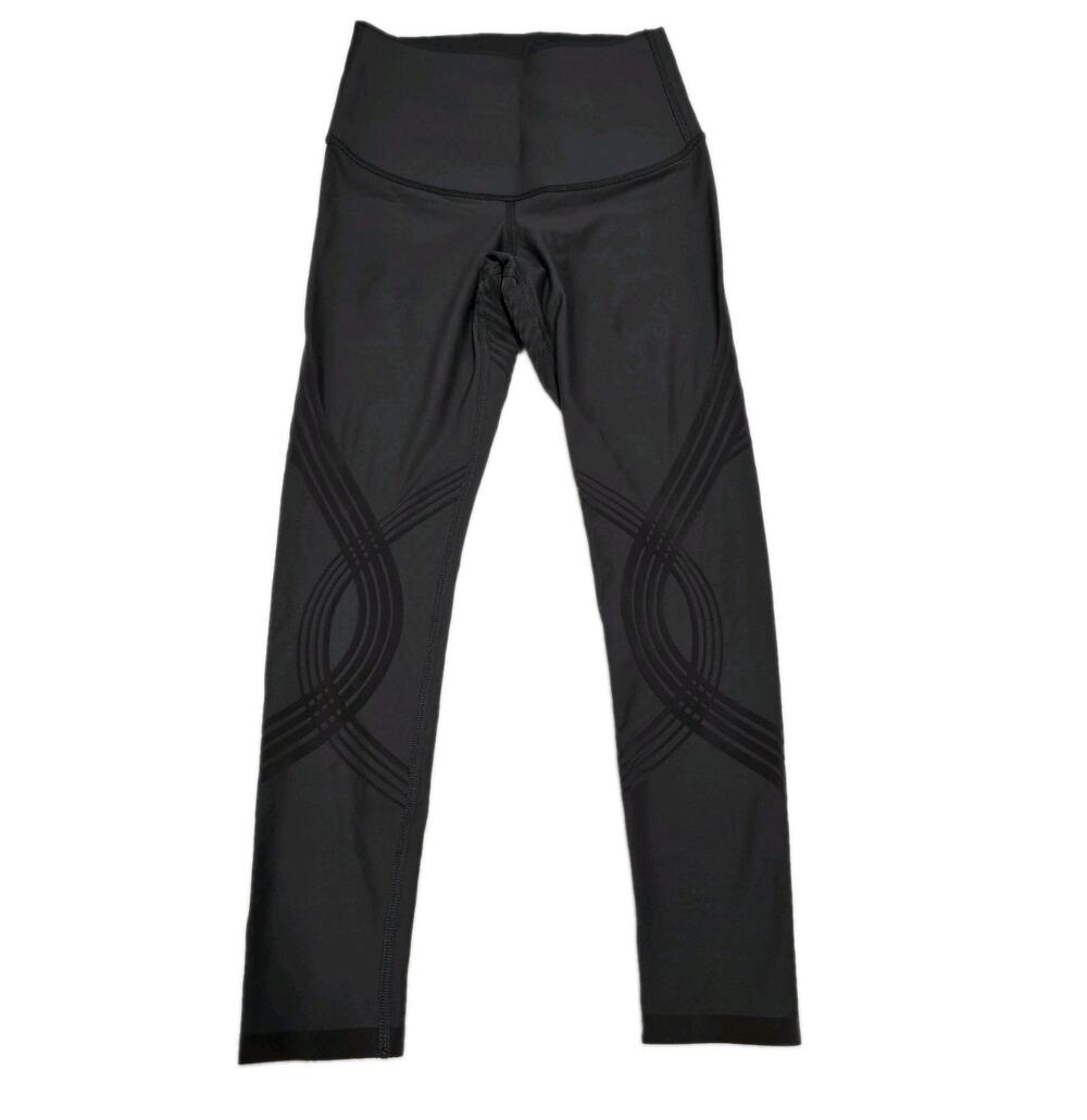 Fanka Body Sculpt Reversible Compression Leggings Dark Gray Women's XS 22" Capri